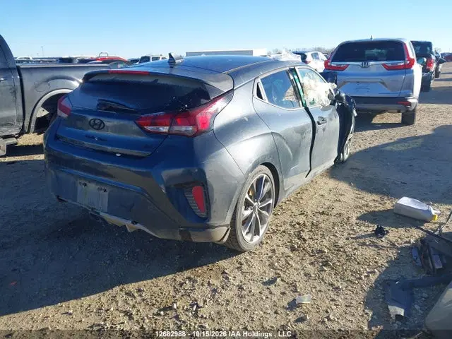 2019 Hyundai Veloster 2.0 Gl VIN KMHTG6AF3KU020121 фото 4