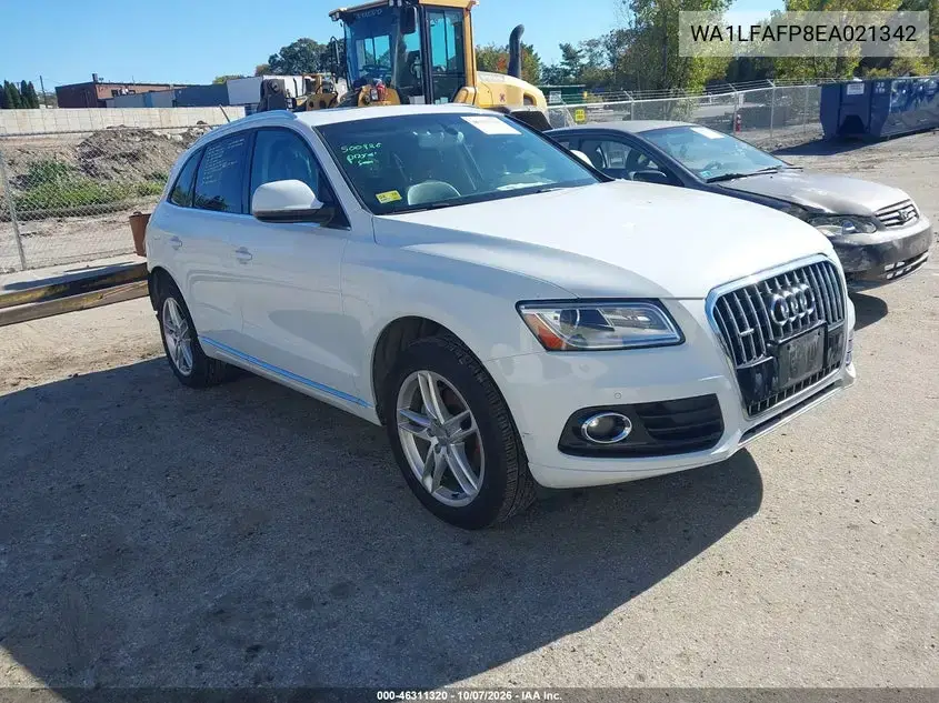 WA1LFAFP8EA021342 — 2014 Audi Q5, задняя часть, фото до ремонта