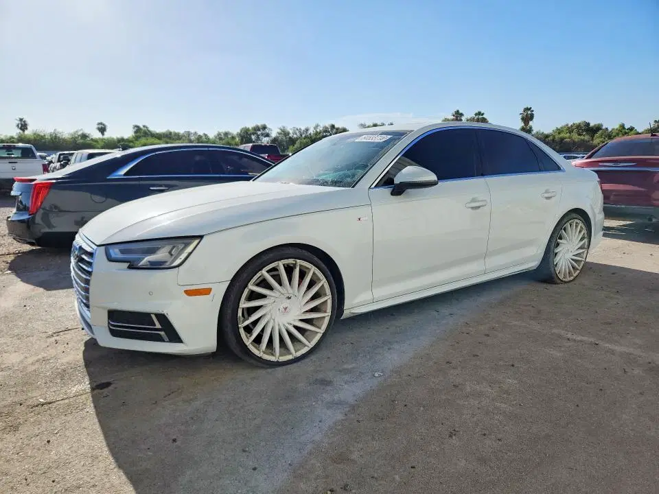 WAUENAF4XHN016256 — 2017 Audi A4, Передняя часть, фото до ремонта