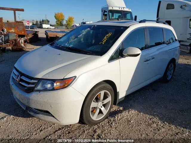 2016 Honda Odyssey Ex-l VIN 5FNRL5H62GB514206 фото 2