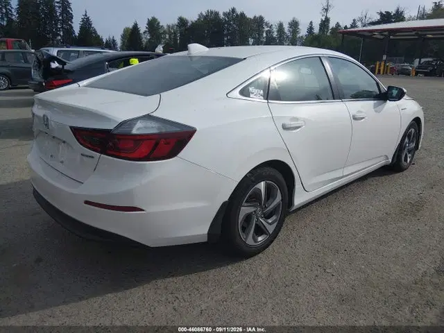 2019 Honda Insight Lx VIN 19XZE4F15KE007861 фото 4