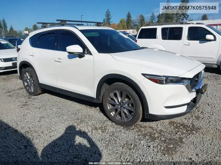 JM3KFBDM7K0575948 — 2019 Mazda CX-5, Сзади слева, фото до ремонта