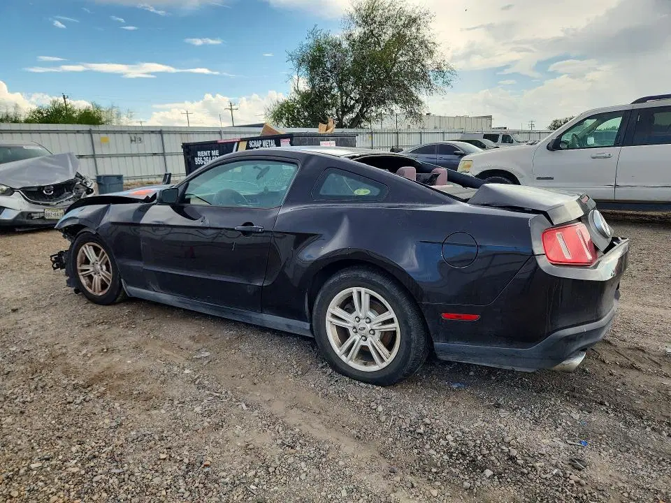 2012 FORD MUSTANG VIN 1ZVBP8AM0C5221543 фото 2