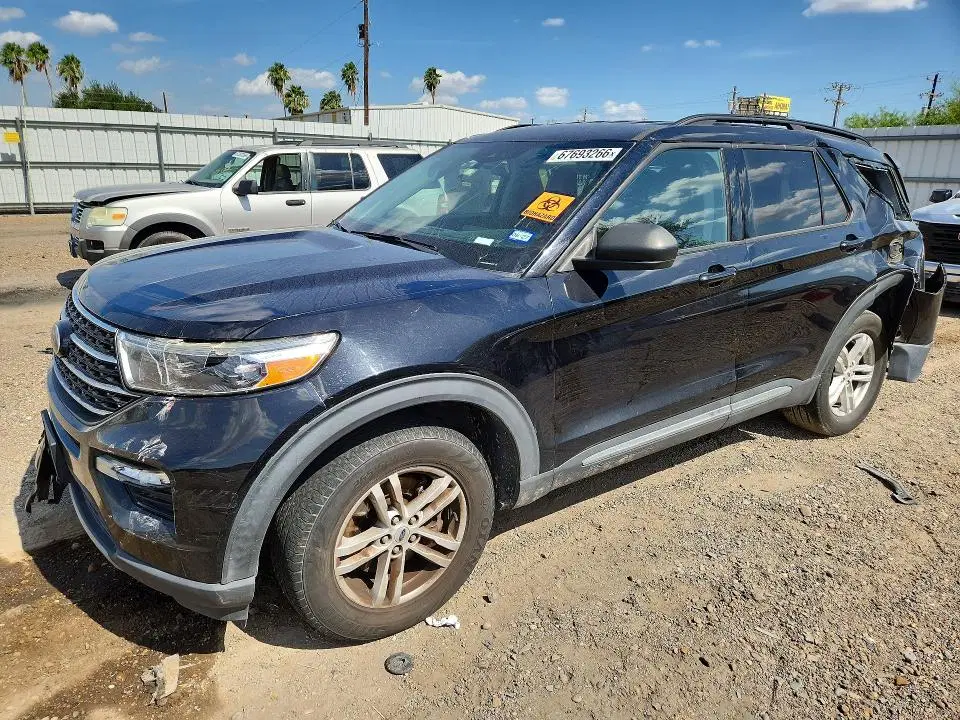 1FMSK8DHXMGB10287 — 2021 Ford Explorer, Задняя часть, фото до ремонта
