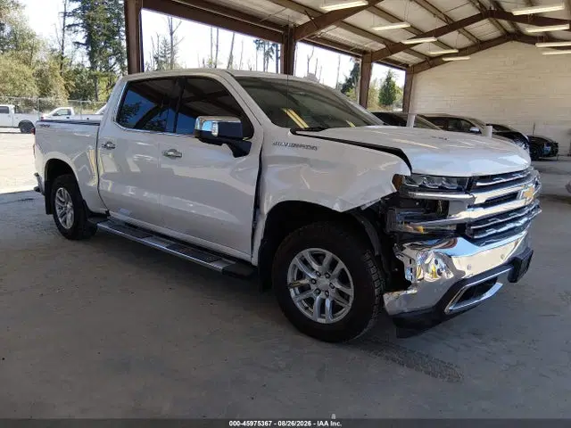 1GCUYGEL2KZ231258 — 2019 Chevrolet Silverado 1500 LTZ, Передняя часть справа (Right Front), фото до ремонта