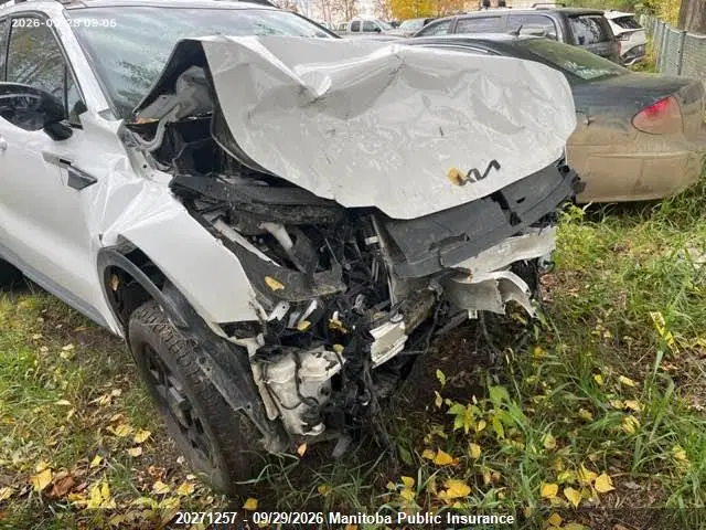 5XYRKDJF7SG380110 — 2025 Kia Sorento X-PRO Turbo, Передняя часть, фото до ремонта