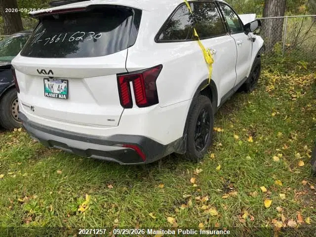 2025 KIA Sorento X-pro Turbo VIN 5XYRKDJF7SG380110 фото 4