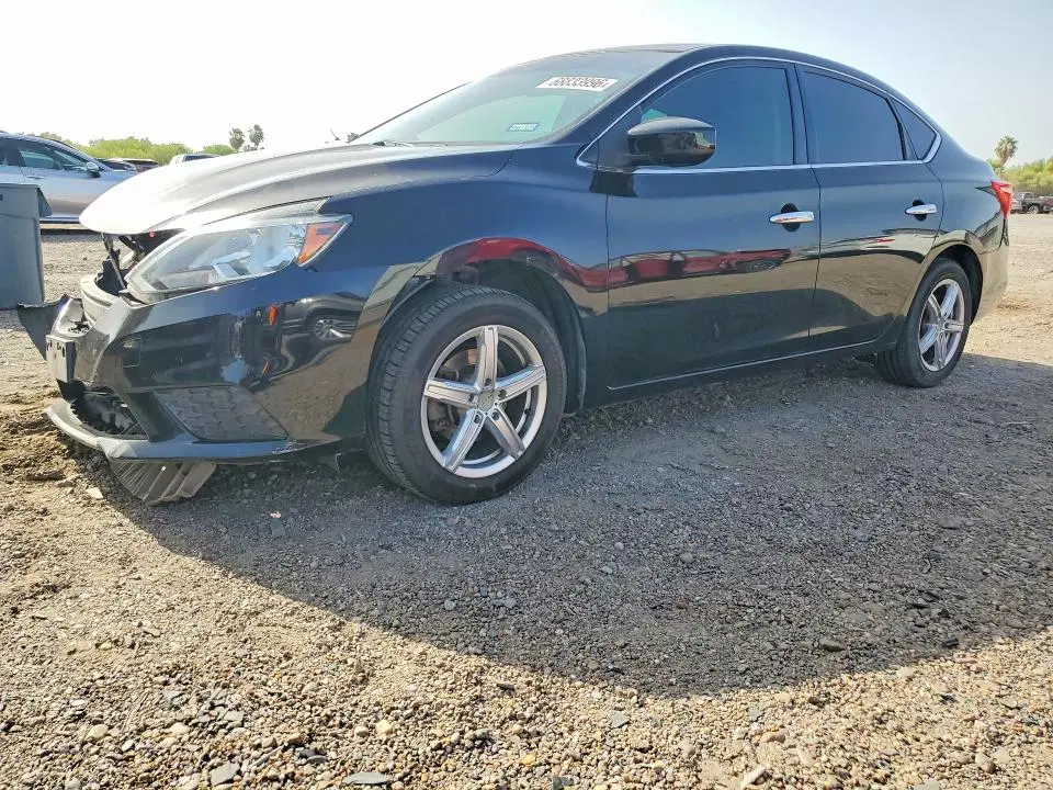 3N1AB7AP3HY296557 — 2017 Nissan Sentra, Передняя часть, фото до ремонта