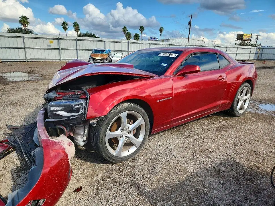 2G1FB1E37E9146009 — 2014 Chevrolet Camaro, Передняя часть, фото до ремонта