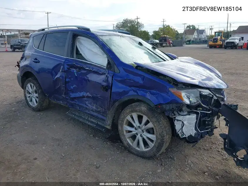 2T3DFREV8EW185104 — 2014 Toyota RAV 4, повреждения со всех сторон, фото до ремонта