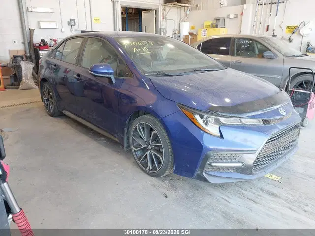 5YFB4RBE3LP002992 — 2020 Toyota Corolla SE/XSE, Задняя часть, фото до ремонта