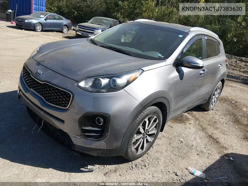 2018 Kia Sportage Ex VIN KNDPN3AC1J7383630 фото 3