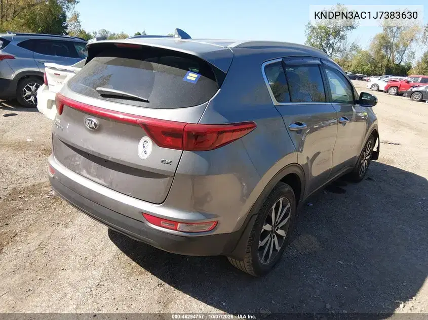 2018 Kia Sportage Ex VIN KNDPN3AC1J7383630 фото 5