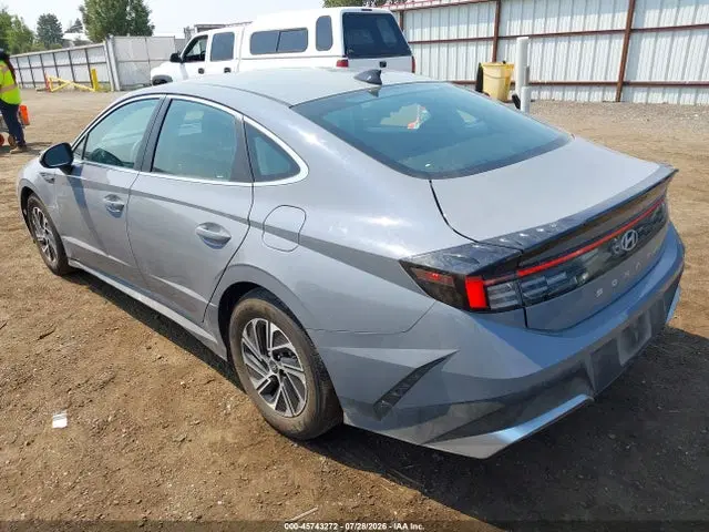 2026 Hyundai Sonata Hybrid Blue VIN KMHL24JJ1TA167144 фото 3