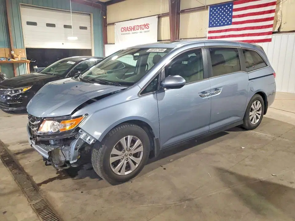 5FNRL5H62EB106897 — 2014 Honda Odyssey, Передняя часть, фото до ремонта