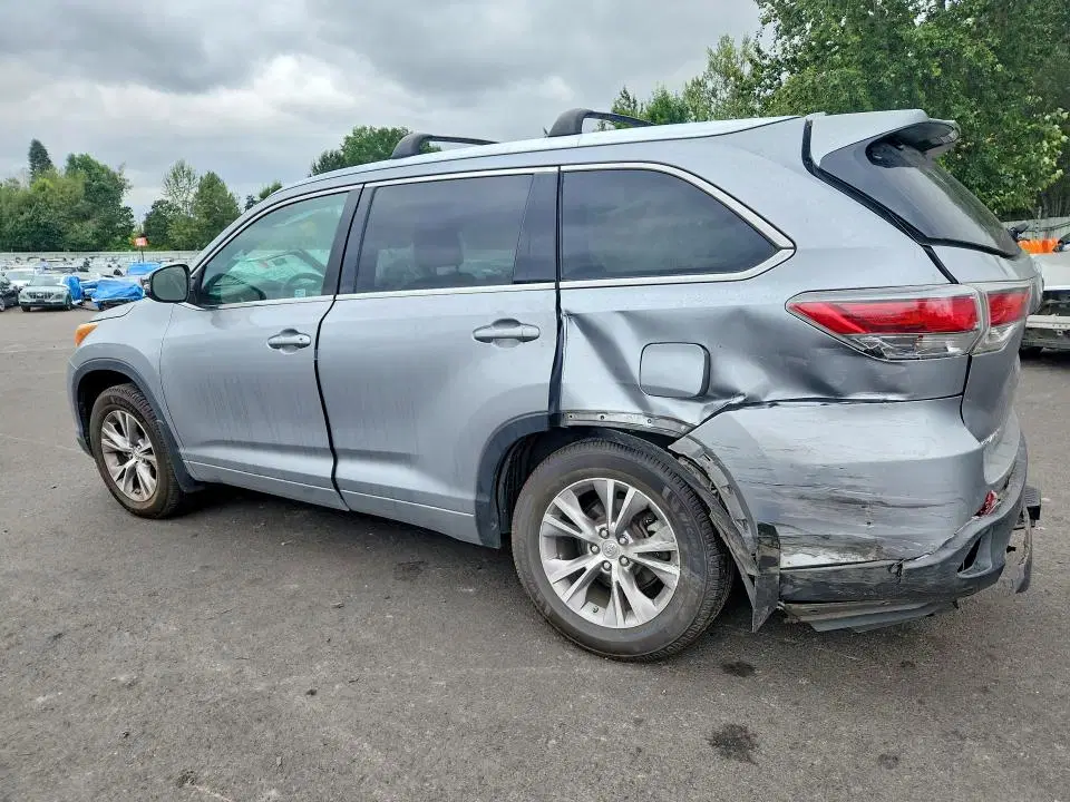 2015 Toyota Highlander VIN 5TDJKRFH8FS142800 фото 2