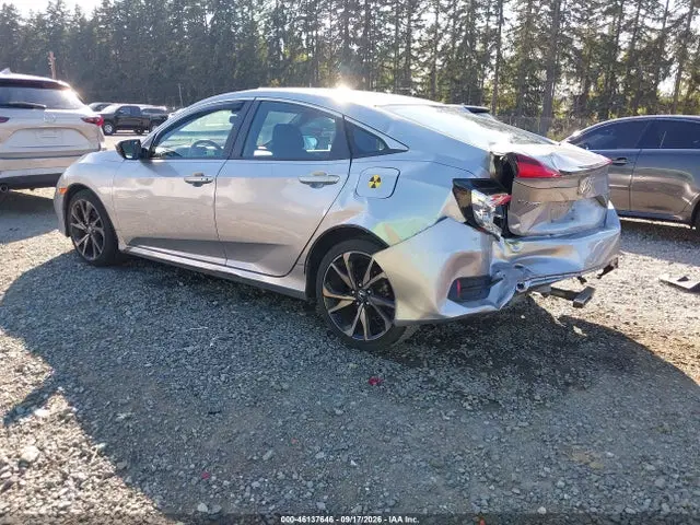 2021 Honda Civic Sport VIN 2HGFC2F80MH505954 фото 3