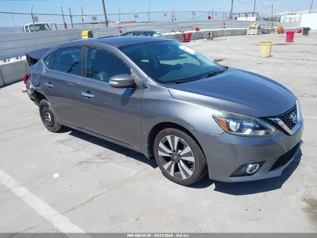 3N1AB7AP3KY277465 — 2019 Nissan Sentra SL, Задняя часть, фото до ремонта