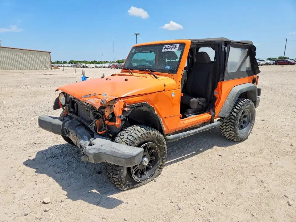 1C4AJWAG3CL201927 — 2012 Jeep Wrangler, FRONT END, фото до ремонта