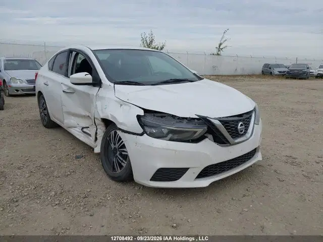 3N1AB7AP4HL644587 — 2017 Nissan Sentra S/SV/SR/SL, Передняя часть, фото до ремонта