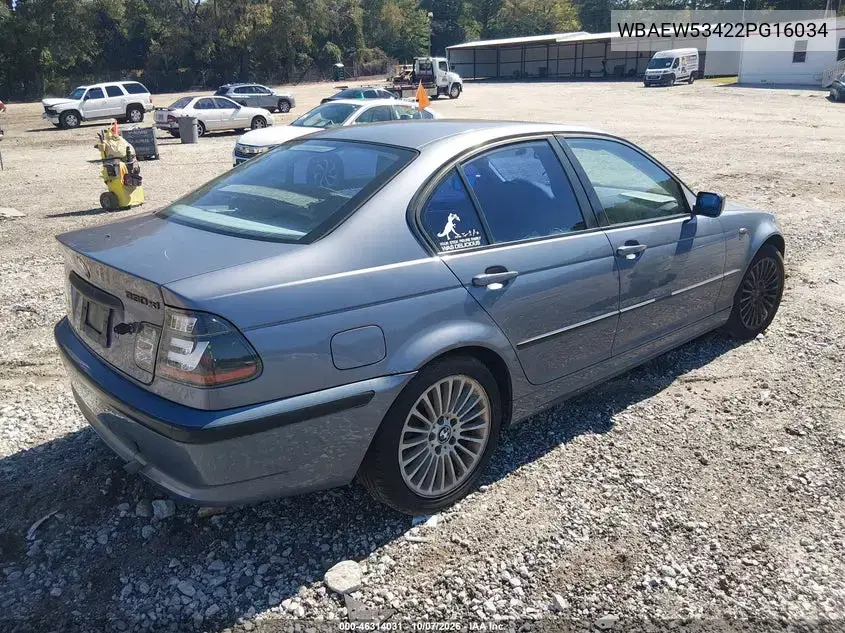 2002 BMW 330Xi VIN WBAEW53422PG16034 фото 4