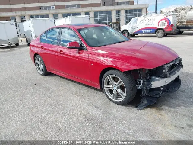 WBA3B9C58EP458416 — 2014 BMW 335I Xdrive, Передняя часть (Front), фото до ремонта