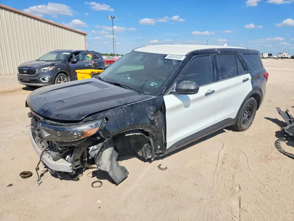 1FM5K8AB1LGC62941 — 2020 Ford Explorer, Передняя часть (Front End), фото до ремонта