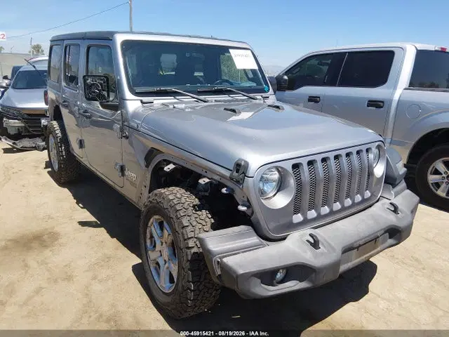 1C4HJXDG1JW134515 — 2018 Jeep Wrangler Unlimited Sport S 4X4, Правый бок (Right Side), фото до ремонта
