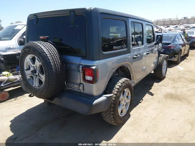 2018 Jeep Wrangler Unlimited Sport S 4x4 VIN 1C4HJXDG1JW134515 фото 4