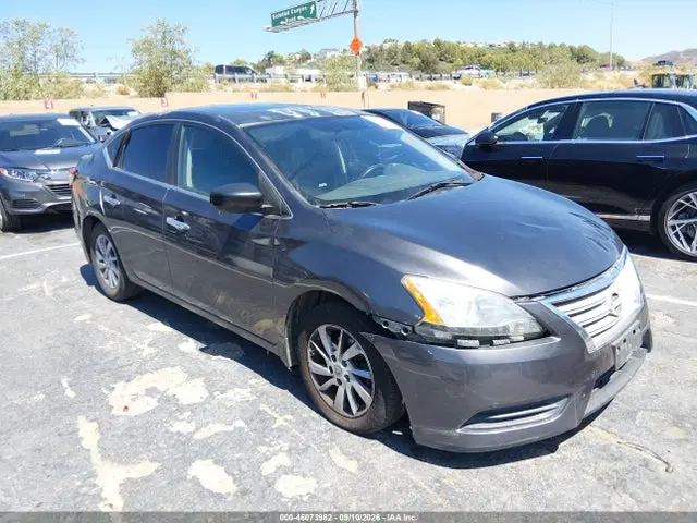 3N1AB7AP8FY235329 — 2015 Nissan Sentra SV, Передняя часть слева (Left Front), фото до ремонта