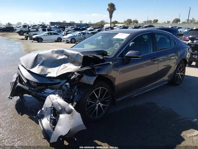 2022 Toyota CAMRY SE VIN 4T1G11AKXNU623249 фото 2