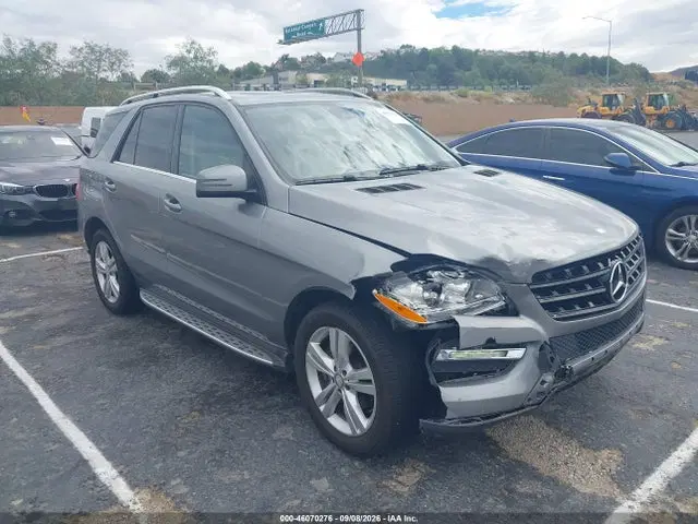 4JGDA5HB1EA328588 — 2014 Mercedes-Benz Ml 350 4MATIC, Передняя часть справа (Right Front), фото до ремонта