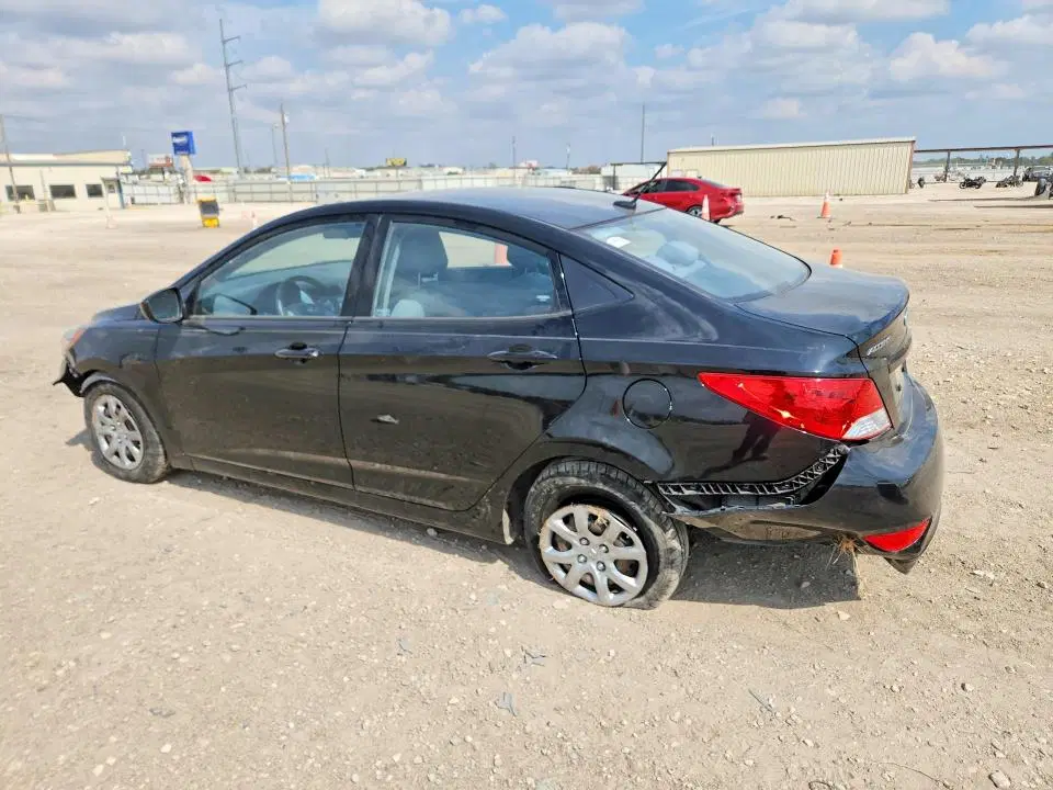 2013 HYUNDAI ACCENT VIN KMHCT4AE0DU581273 фото 2