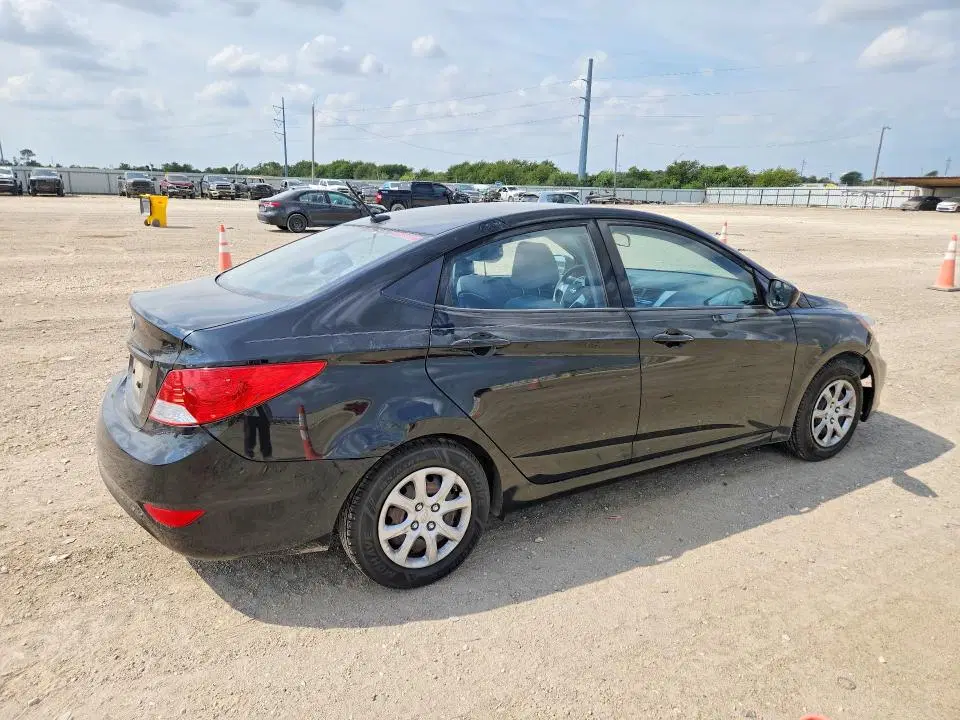2013 HYUNDAI ACCENT VIN KMHCT4AE0DU581273 фото 3