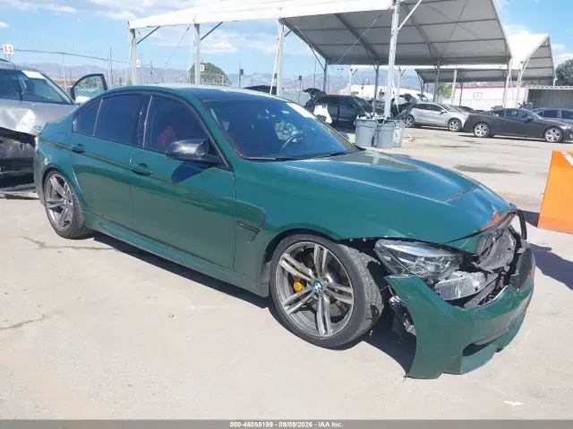 WBS8M9C5XJ5J78949 — 2018 BMW M3 Cs, Передняя часть (Front End), фото до ремонта