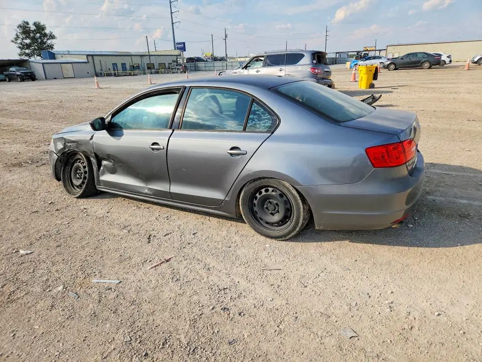 2012 VOLKSWAGEN JETTA VIN 3VW2K7AJ1CM344972 фото 2