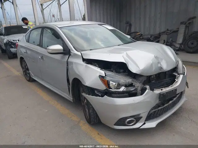 3N1AB7AP9GY301534 — 2016 Nissan Sentra SR, Передняя часть (Front End), фото до ремонта
