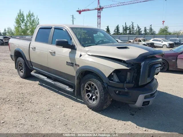 1C6RR7YT4HS652020 — 2017 RAM 1500 Rebel, Передняя часть (Front), фото до ремонта