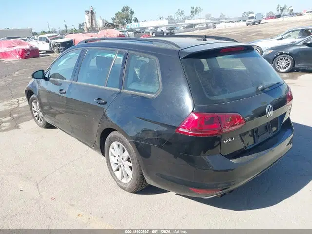 2016 Volkswagen Golf Sportwagen Tsi S 4-door VIN 3VWC17AU9GM517936 фото 3