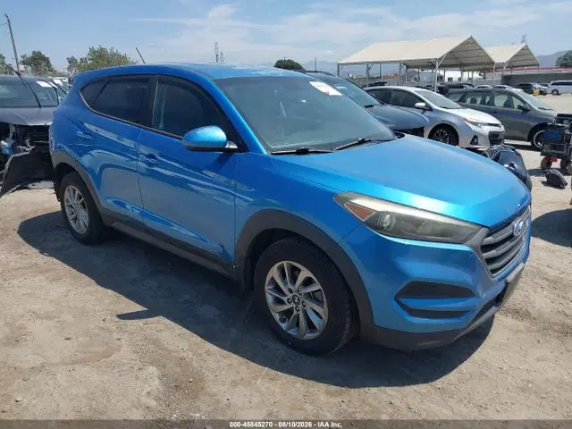 KM8J23A45GU197943 — 2016 Hyundai Tucson SE, Задняя часть (Rear), фото до ремонта