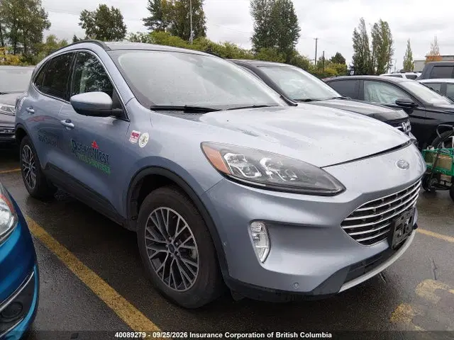 1FMCU0LZXNUB05832 — 2022 Ford Escape Titanium, Левый бок (Left Side), фото до ремонта