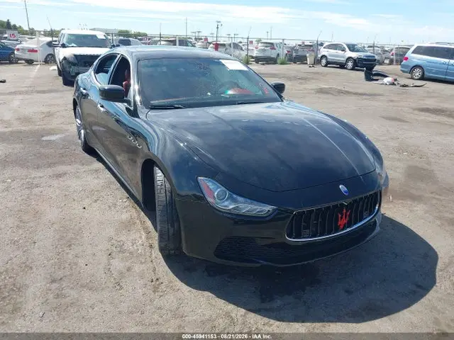 ZAM57RTA4F1157006 — 2015 Maserati Ghibli S Q4, Left Side, фото до ремонта