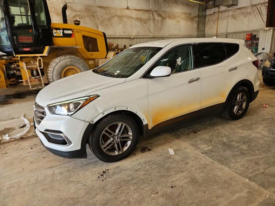 5XYZTDLBXHG430496 — 2017 Hyundai Santa FE Sport, Передняя часть (Front End), фото до ремонта