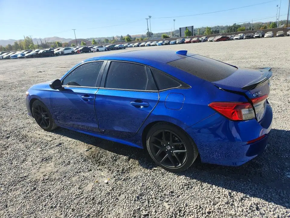 2022 Honda Civic VIN 2HGFE1E55NH473595 фото 2