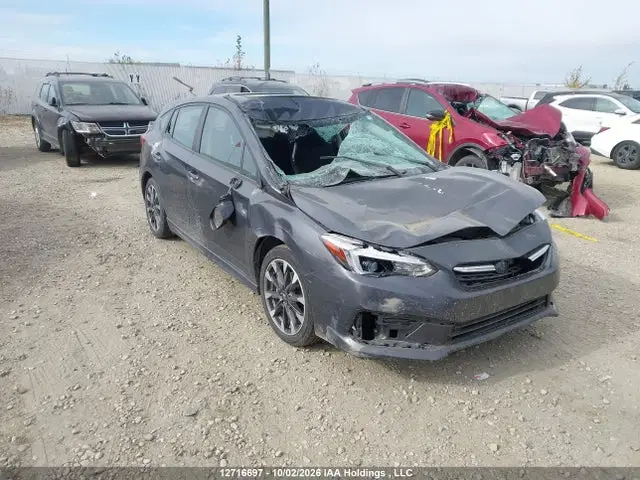 4S3GTAG66P3718845 — 2023 Subaru Impreza Sport With Eyesight 5-Door, Передняя часть (Front), фото до ремонта