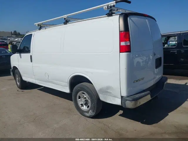 2022 Chevrolet Express Cargo Rwd 2500 Regular Wheelbase Wt VIN 1GCWGAF76N1182434 фото 3
