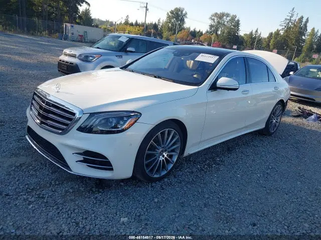 2020 Mercedes-Benz S 560 4matic VIN W1KUG8GB9LA531429 фото 2