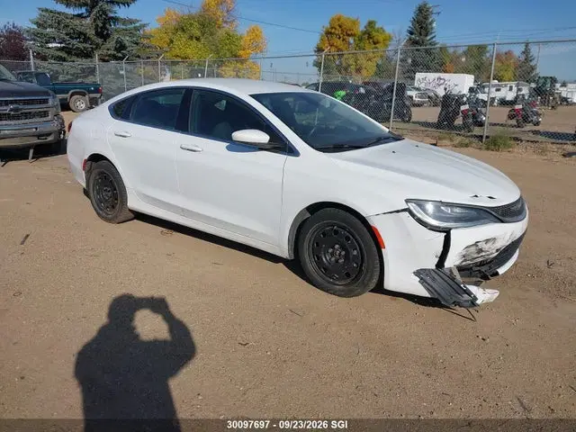 1C3CCCFB9FN541191 — 2015 Chrysler 200 LX, Передняя часть справа (Right Front), фото до ремонта