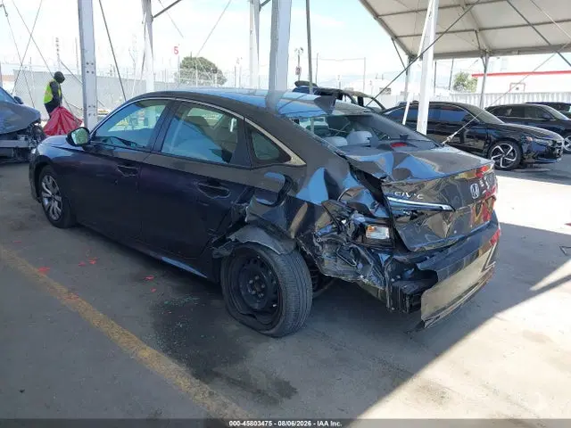 2024 Honda Civic Lx VIN 2HGFE2F21RH530830 фото 3