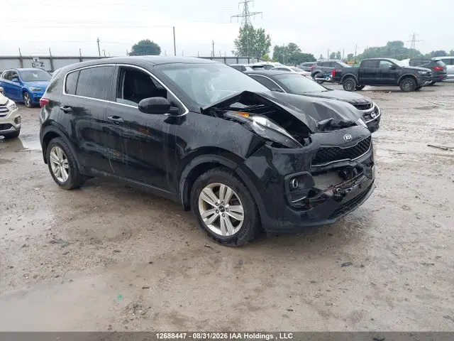 KNDPM3AC5J7342128 — 2018 Kia Sportage LX, Передняя часть (Front), фото до ремонта